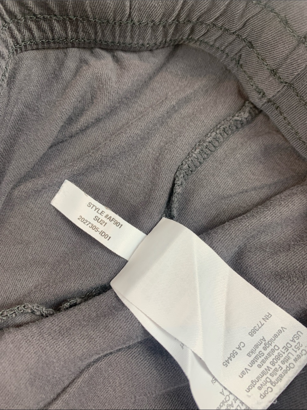 J Crew Factory Men’s Cotton Jogger Pajama Pants GUC Small Drawstring Waist Gray - Picture 4 of 15